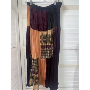 Vtg Circle T Marilyn Lenox Sz S Maxi Skirt Boho Western Equestrian Square Dance